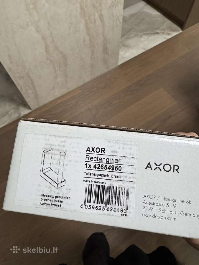 Tualetinio popieriaus laikiklis Hansgrohe Axor - nuotraukos Nr. 3