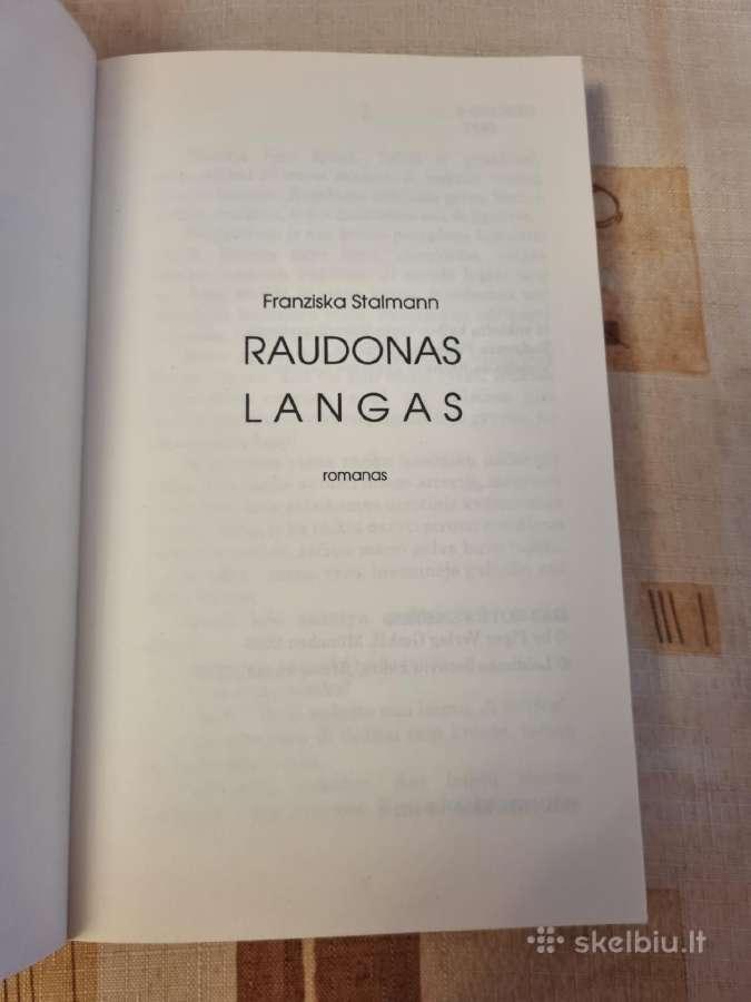 Raudonas langas - nuotraukos Nr. 2