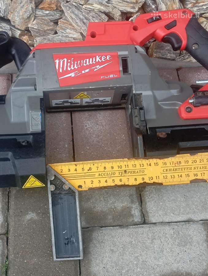 Milwaukee juostinis metalo pjūklas M18 Cbs125 - nuotraukos Nr. 2