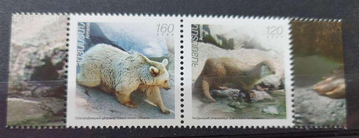 Armėnija 2009, gyvūnai, švarus, Michel 676-677