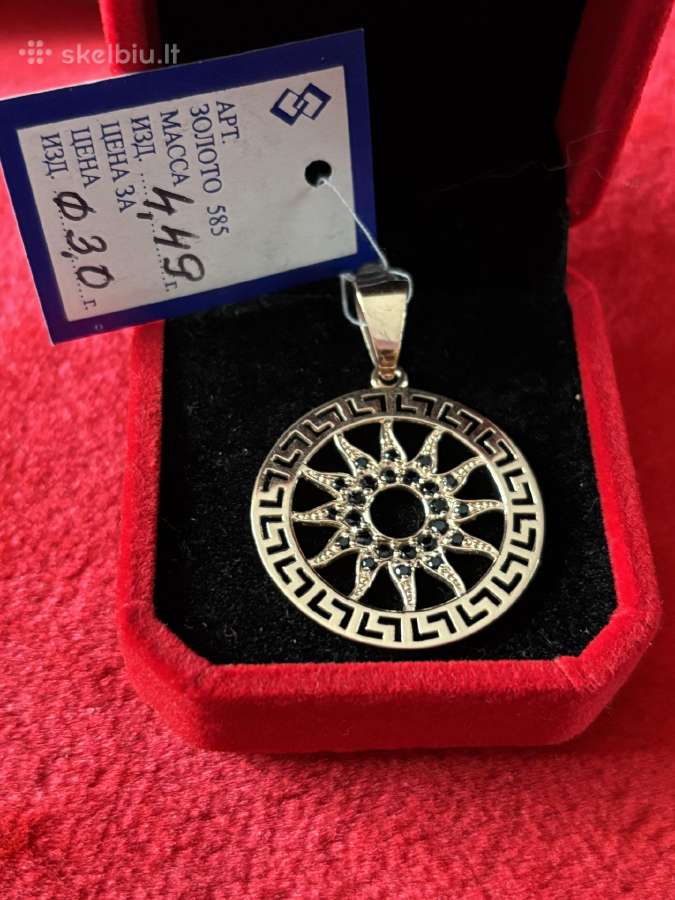 Prabangūs auksiniai Versace, Chanel pakabukai - nuotraukos Nr. 5