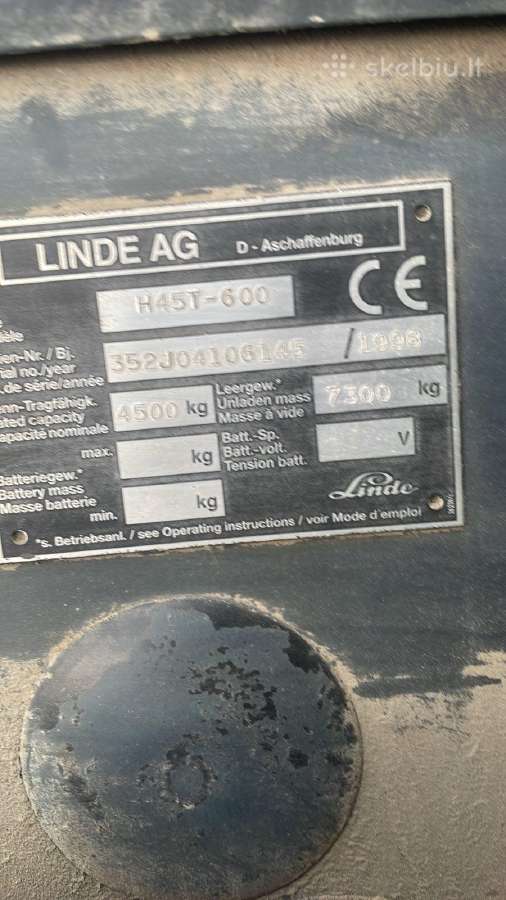 Parduodu krautuvą Linde - nuotraukos Nr. 4
