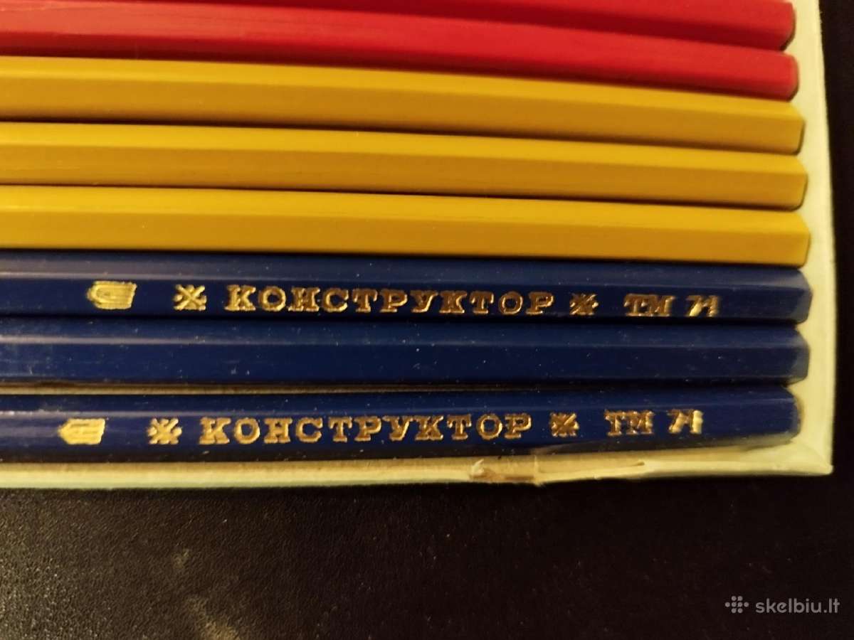 Seni pieštukų rinkiniai - nuotraukos Nr. 3