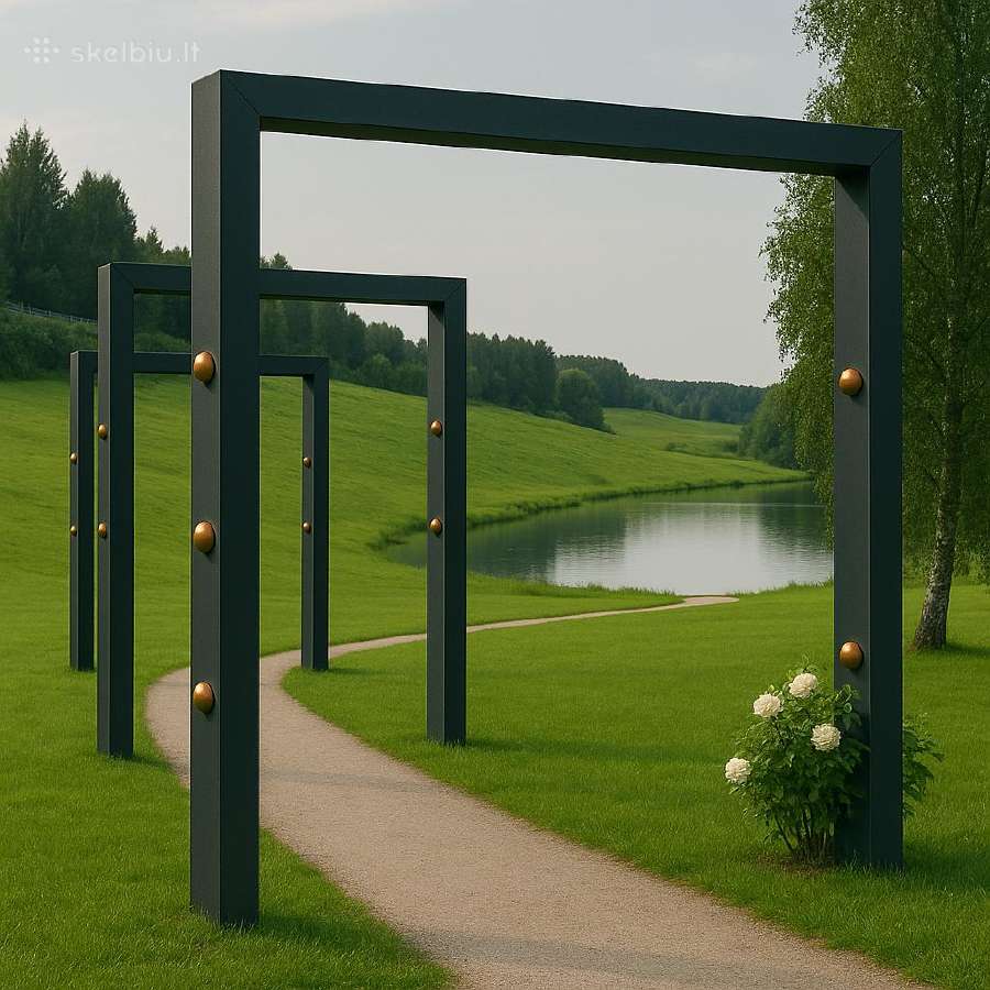 Metalo skulptūros viešbuciams, ofisams, parkams - nuotraukos Nr. 17