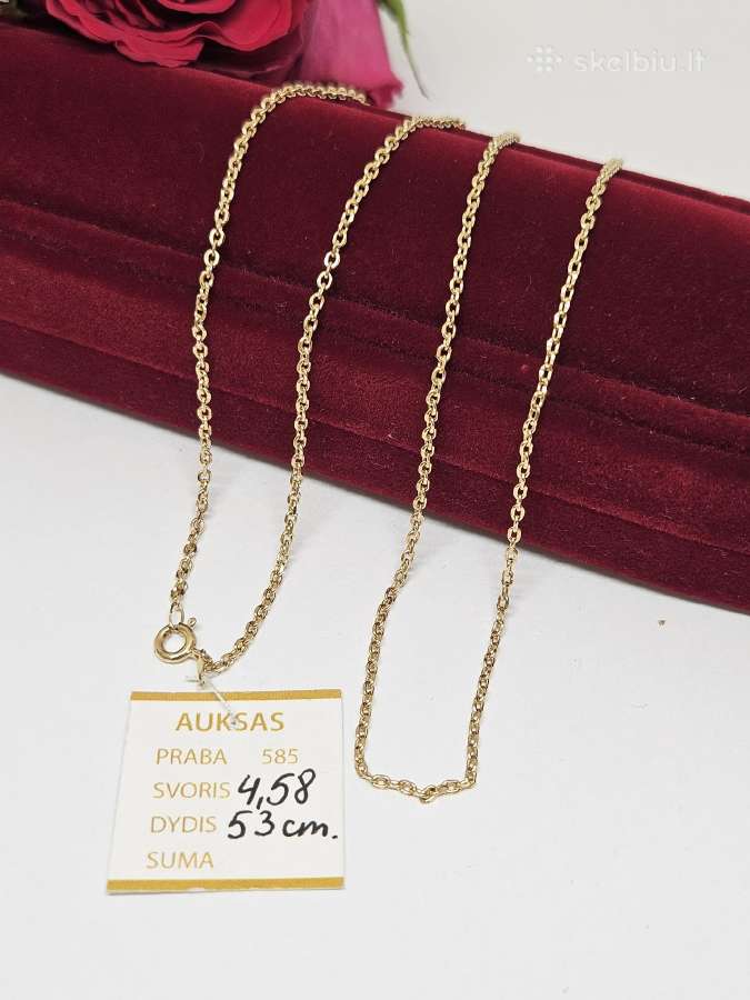 Auksinė grandinėlė - 445 Eur.