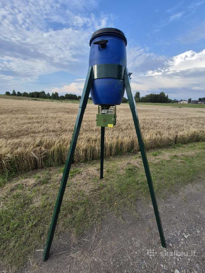 Automatinė šerykla 12 V su 60 litrų talpa ir stovu