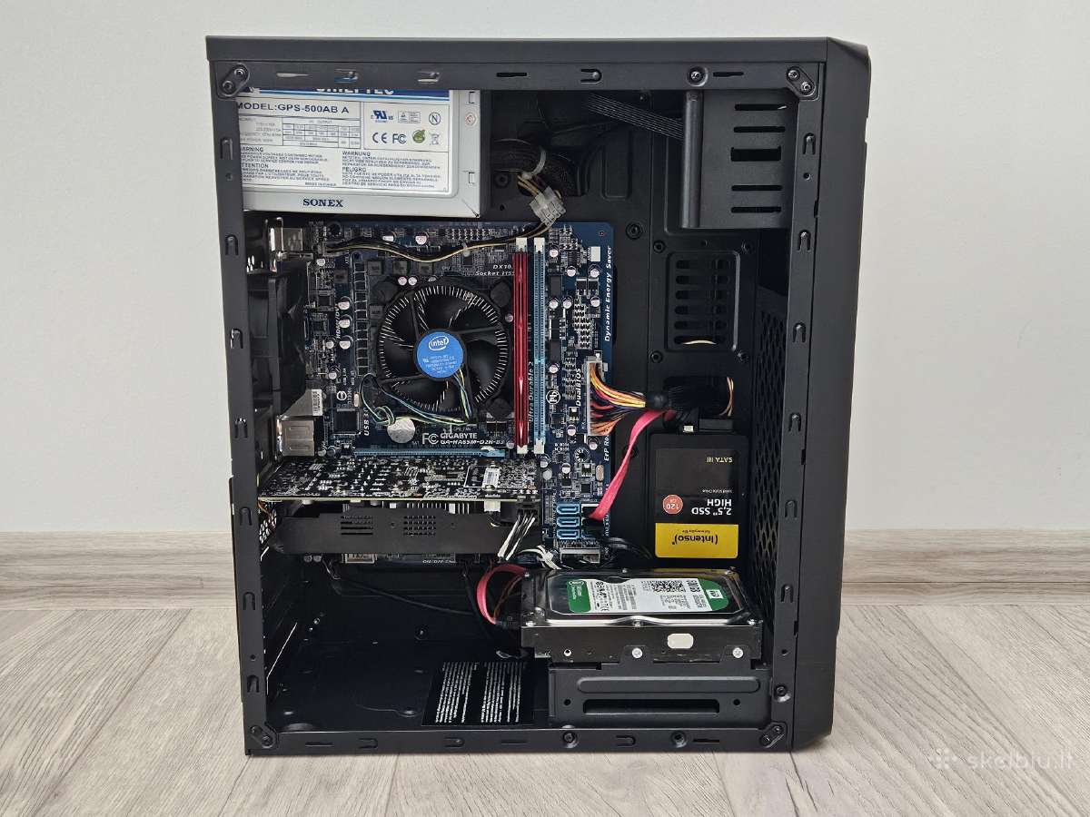 I7 3770, gtx 1060 3gb, 8gb RAM, 120gb SSD, 500 HDD - nuotraukos Nr. 3