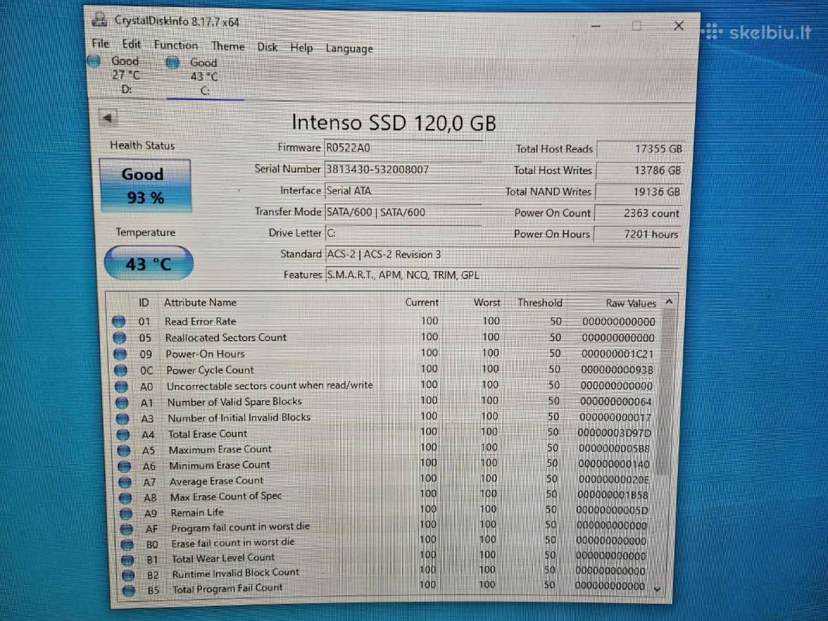 I7 3770, gtx 1060 3gb, 8gb RAM, 120gb SSD, 500 HDD - nuotraukos Nr. 11