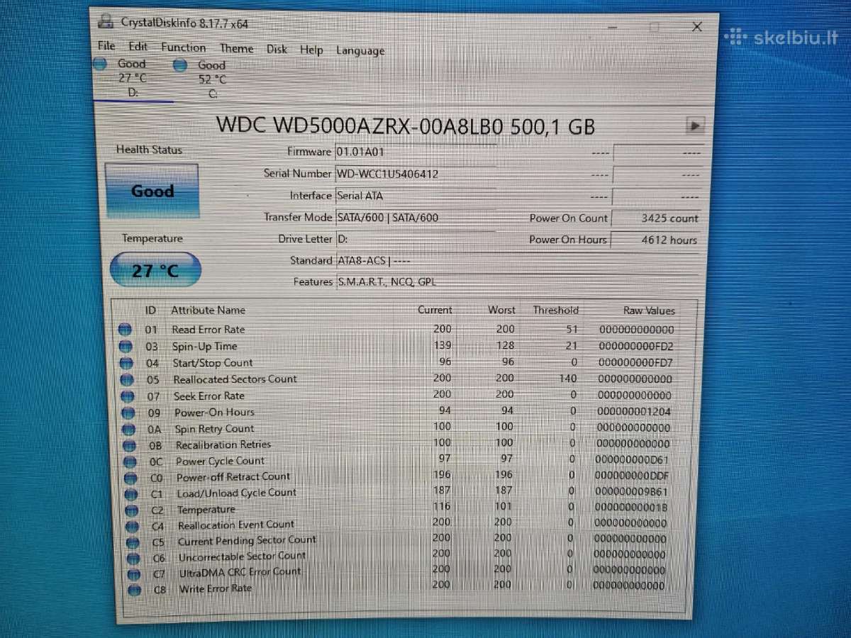I7 3770, gtx 1060 3gb, 8gb RAM, 120gb SSD, 500 HDD - nuotraukos Nr. 12