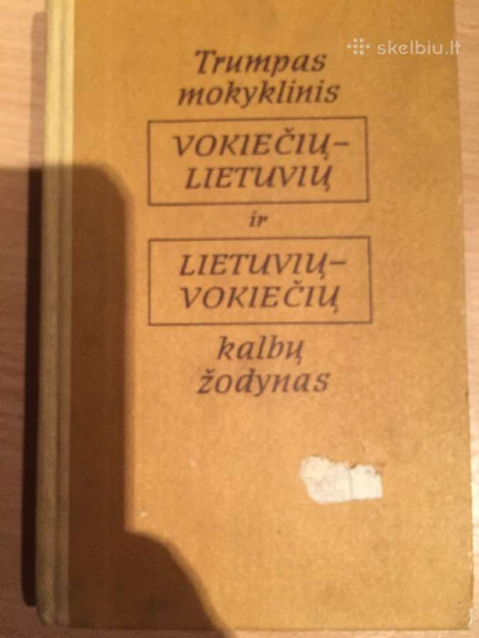 Vokiečių-lietuvių kalbų žodynas