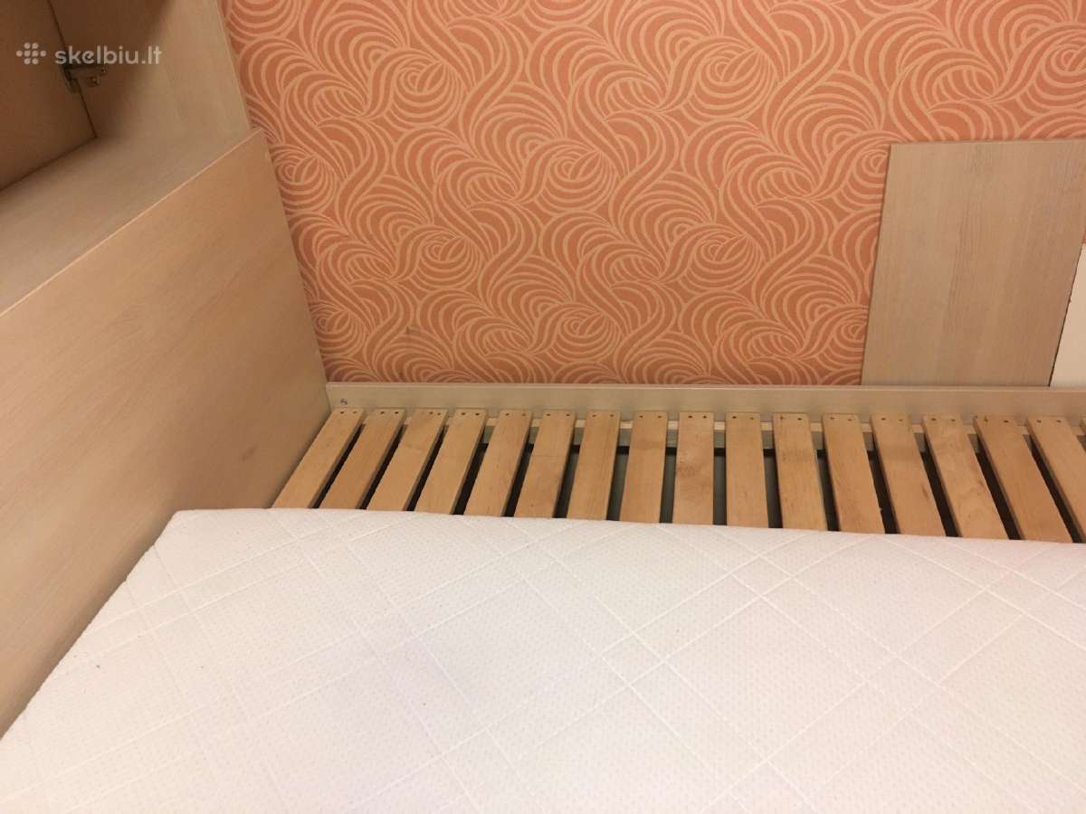 Dvigulė lova 160x200 su stalčiais, čiužinys Lonas - nuotraukos Nr. 26