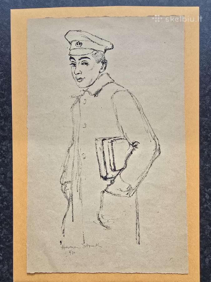 Hermann Struck 1916m. litografija Jüdischer Wilna