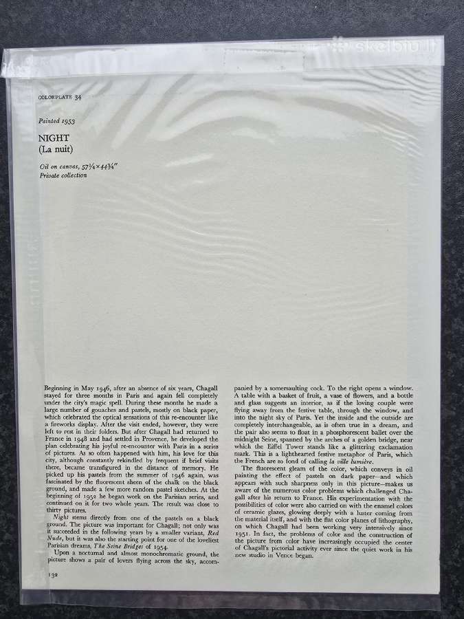 Marc Chagall litografijos - nuotraukos Nr. 4