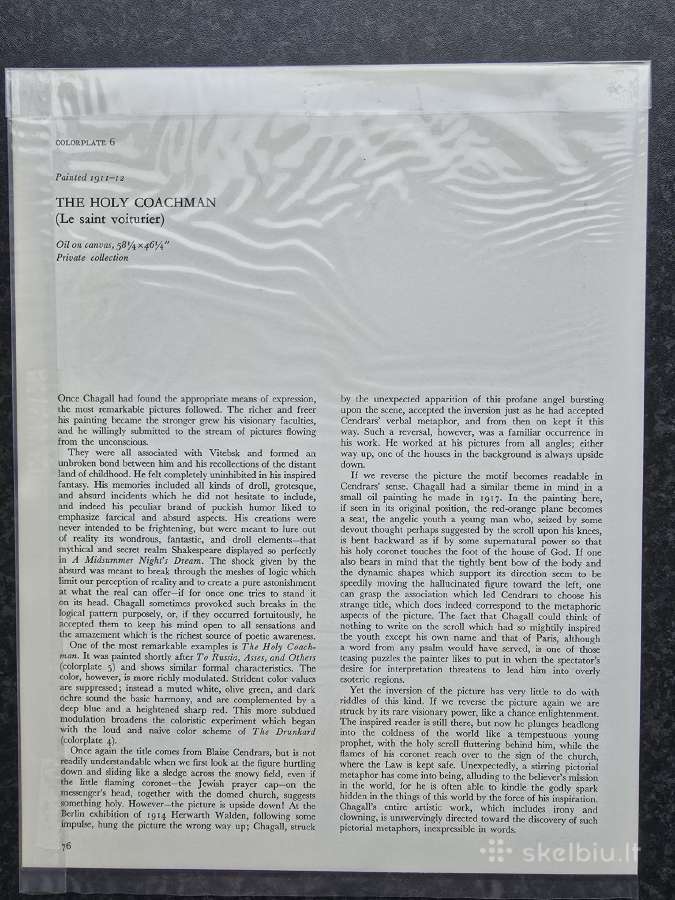 Marc Chagall litografijos - nuotraukos Nr. 8