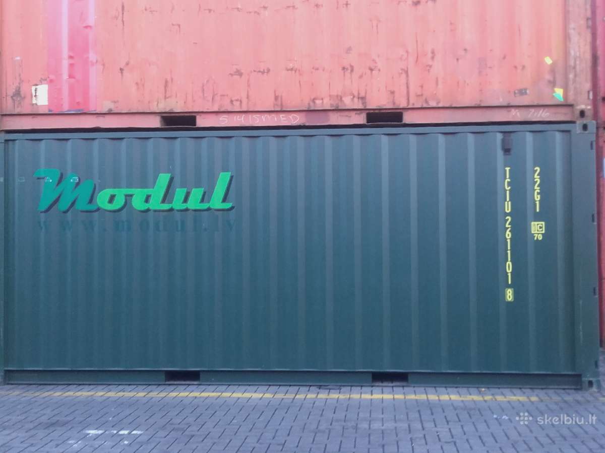 Nauji 20 pėdų jūriniai konteineriai. | Skelbiu.lt Nauji 20 pėdų jūriniai konteineriai.