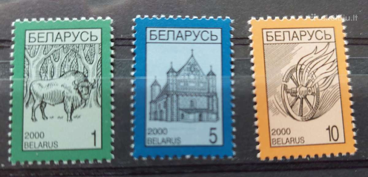 Baltarusija 2000 , švarus, Michel 348-350