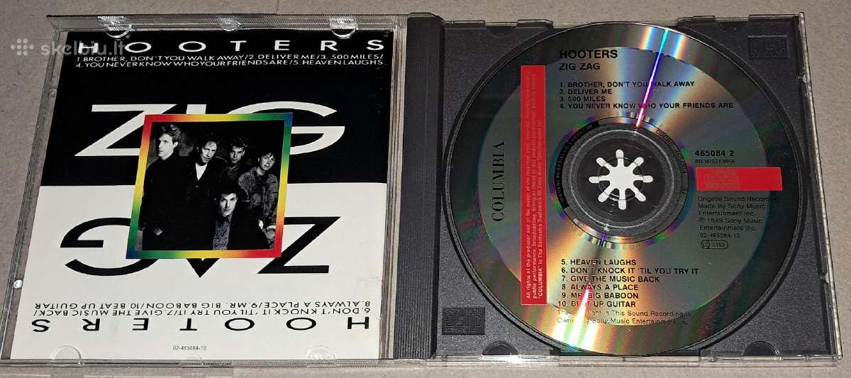 Hooters – Zig Zag (Audio CD) - nuotraukos Nr. 3
