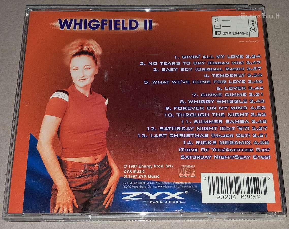 Whigfield – Whigfield II (Audio CD) - nuotraukos Nr. 2