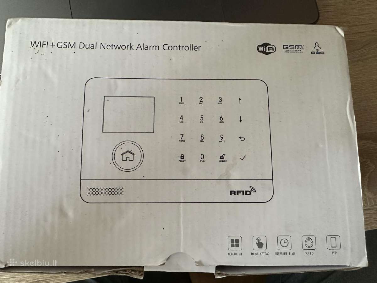 Gsm/WiFi apsaugos sistema su 7 durų jutikliais - nuotraukos Nr. 4