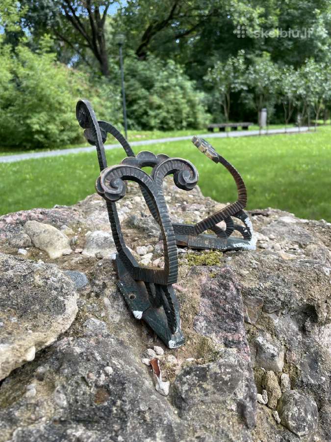 Vintažines žalvario kabiklos - nuotraukos Nr. 2