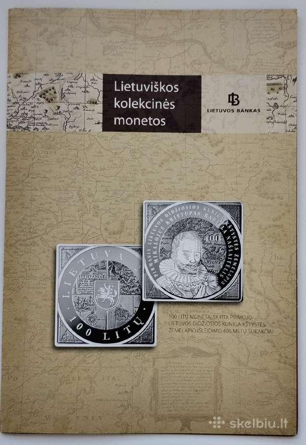 Lb monetų lankstinukai. - nuotraukos Nr. 2