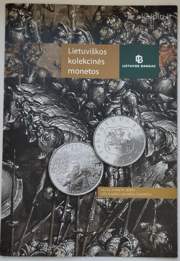 Lb monetų lankstinukai. - nuotraukos Nr. 3