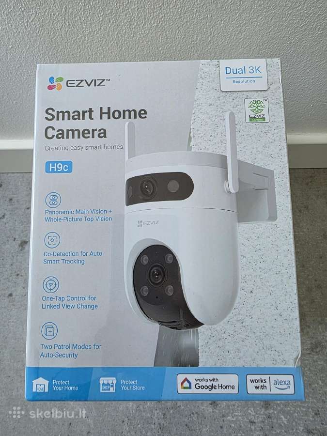 Ezviz Cs-h9c , WiFi ( 5mp + 5 Mp, dviejų lęšių)