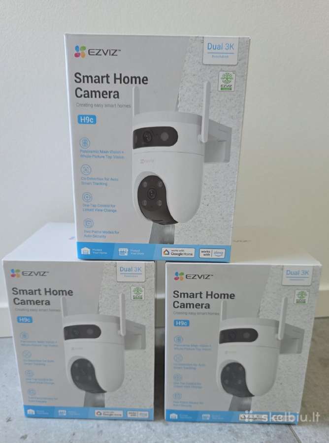 Ezviz Cs-h9c , WiFi ( 5mp + 5 Mp, dviejų lęšių) - nuotraukos Nr. 2