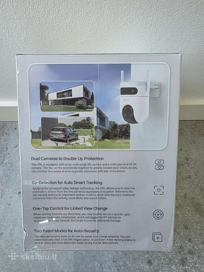 Ezviz Cs-h9c , WiFi ( 5mp + 5 Mp, dviejų lęšių) - nuotraukos Nr. 5