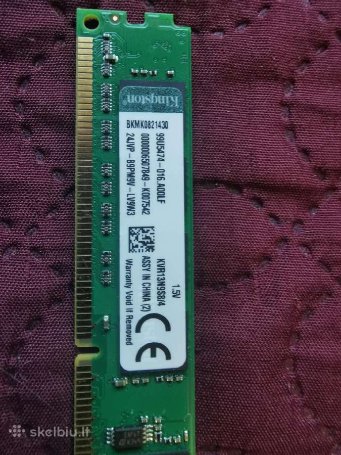 Operatyvioji atmintis Kingston ddr3 4gb - nuotraukos Nr. 3