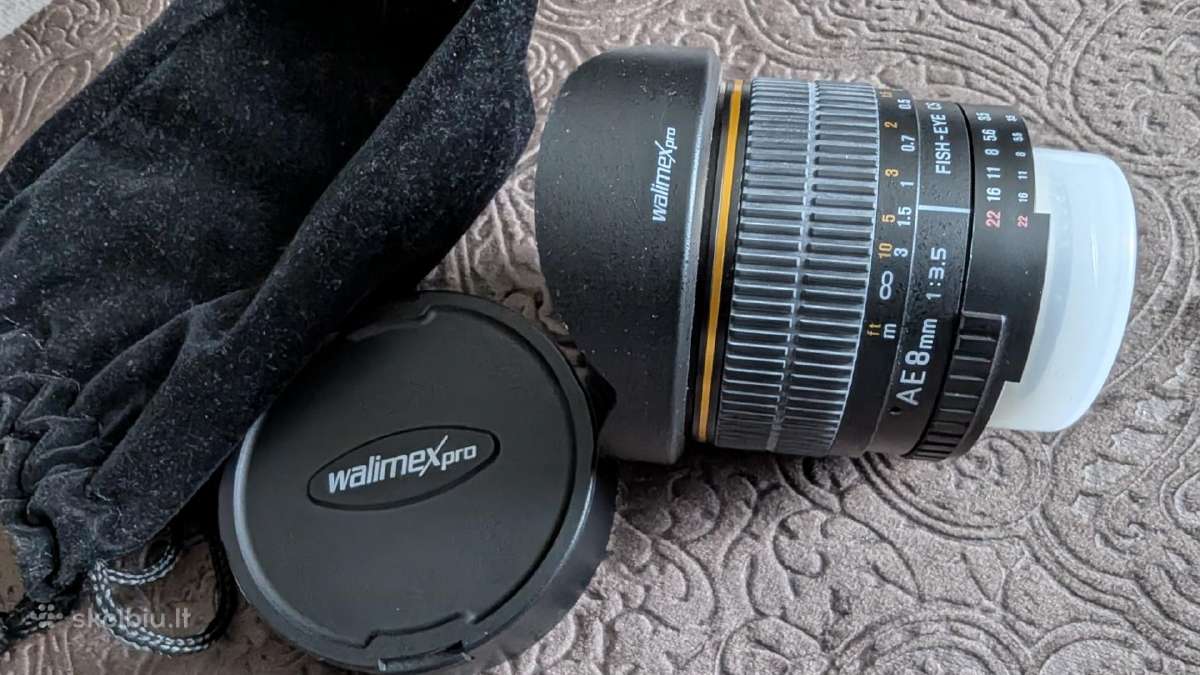 Objektyvas Walimex Pro 8/3.5 Fisheye Nikon