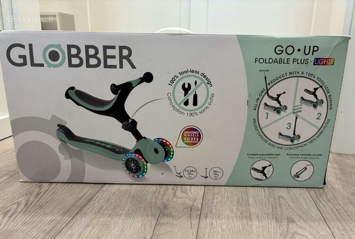 Paspirtukas Go Up Foldable Plus Lights 3x1 - nuotraukos Nr. 10