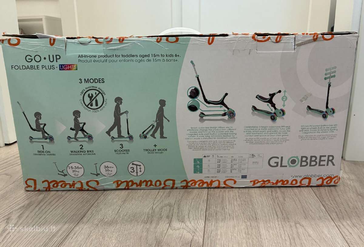 Paspirtukas Go Up Foldable Plus Lights 3x1 - nuotraukos Nr. 11
