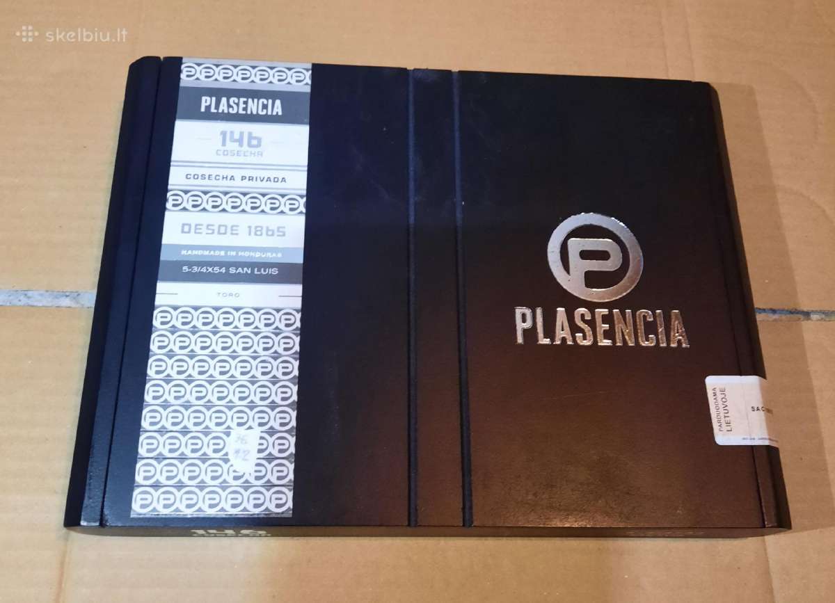 76. Cigarų dėžė Plasencia juoda Cosecha 146 Nr.7
