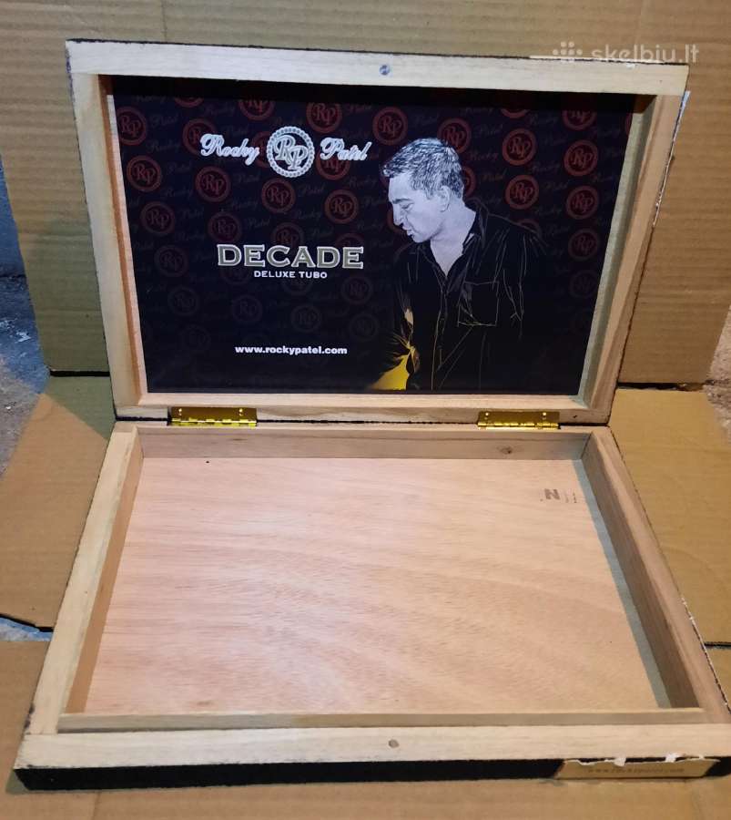 21. Cigarų dėžė Rocky Patel Decade Deluxe Tubo - nuotraukos Nr. 2