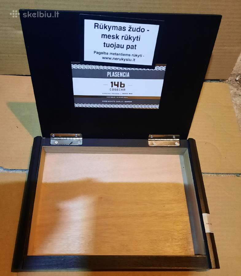74. Cigarų dėžė Plasencia juoda Cosecha 146 Nr.5 - nuotraukos Nr. 2
