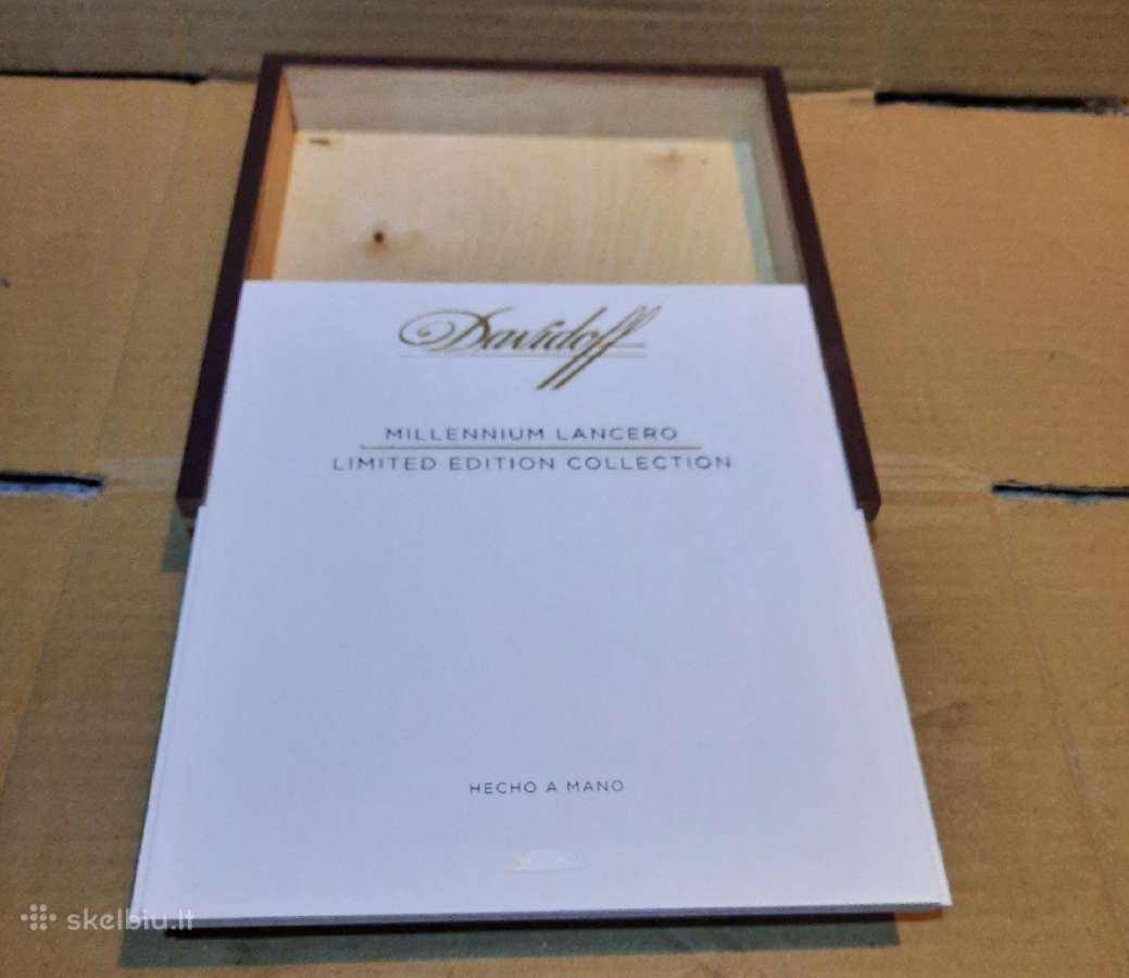 71. Cigarų dėžė Davidoff Millennium Lancero - nuotraukos Nr. 2