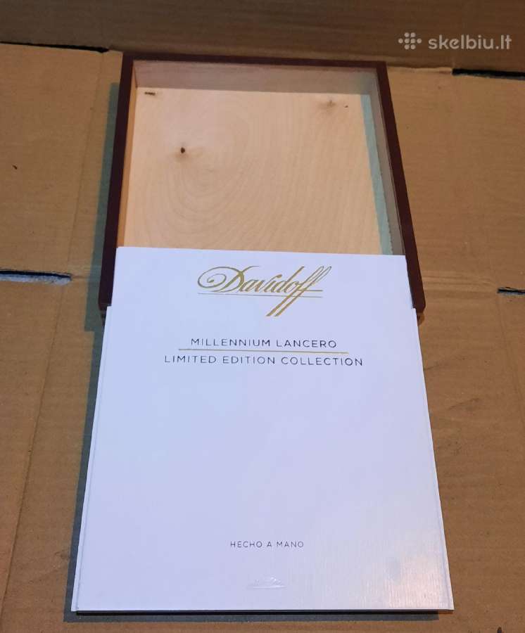 71. Cigarų dėžė Davidoff Millennium Lancero - nuotraukos Nr. 3