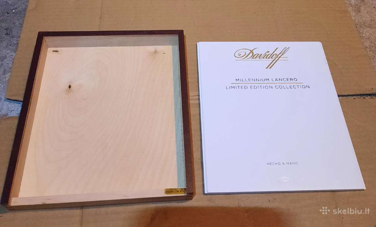 71. Cigarų dėžė Davidoff Millennium Lancero - nuotraukos Nr. 4