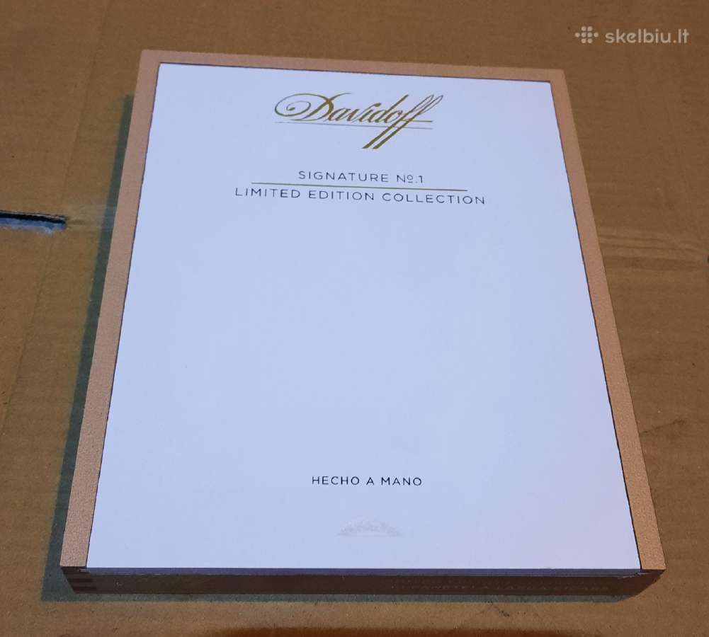 70. Cigarų dėžė Davidoff Signaturė No.1