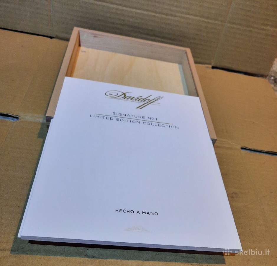 70. Cigarų dėžė Davidoff Signaturė No.1 - nuotraukos Nr. 3
