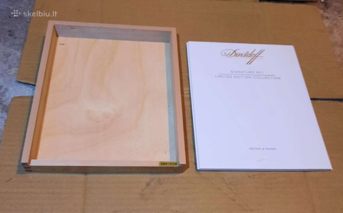 70. Cigarų dėžė Davidoff Signaturė No.1 - nuotraukos Nr. 4