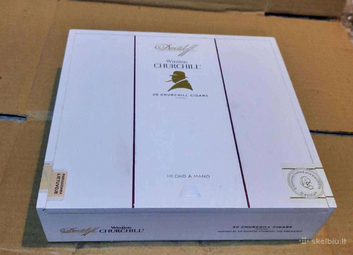 29. Cigarų dėžė Davidoff Winston Churchill