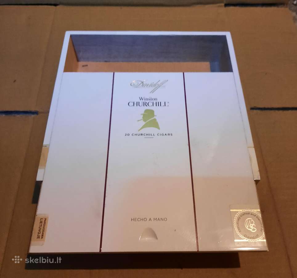 29. Cigarų dėžė Davidoff Winston Churchill - nuotraukos Nr. 2