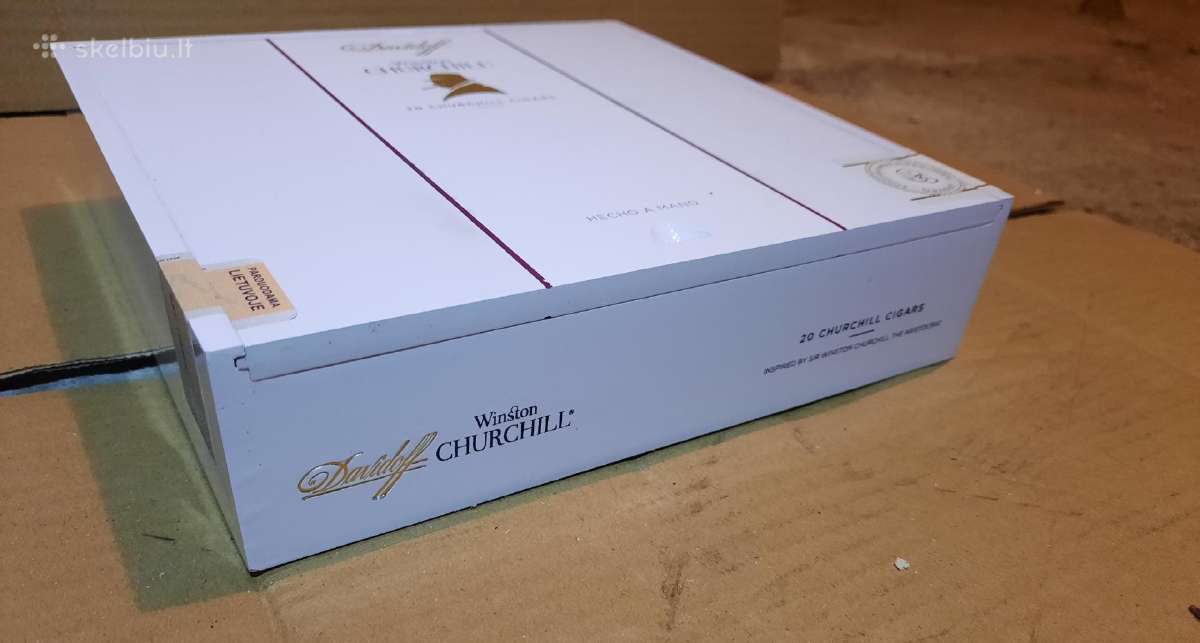 29. Cigarų dėžė Davidoff Winston Churchill - nuotraukos Nr. 4