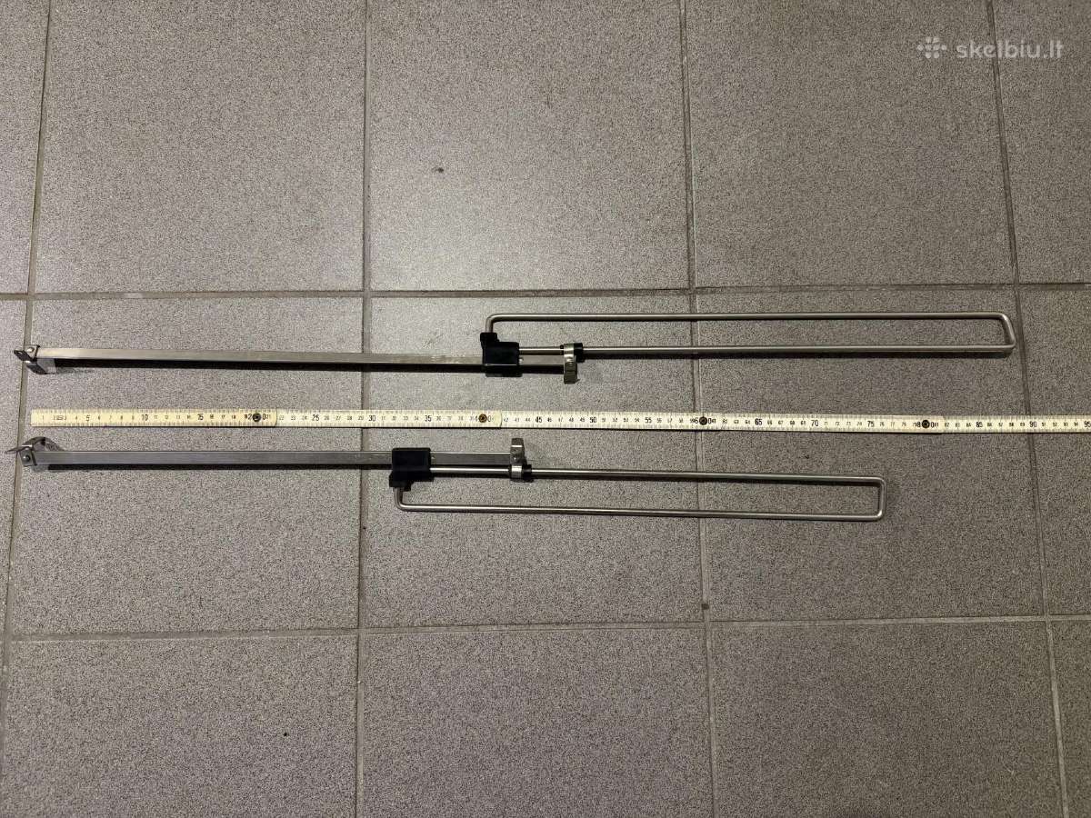 2 ištraukiamos pakabos rūbams: 50 cm ir 45 cm - nuotraukos Nr. 2