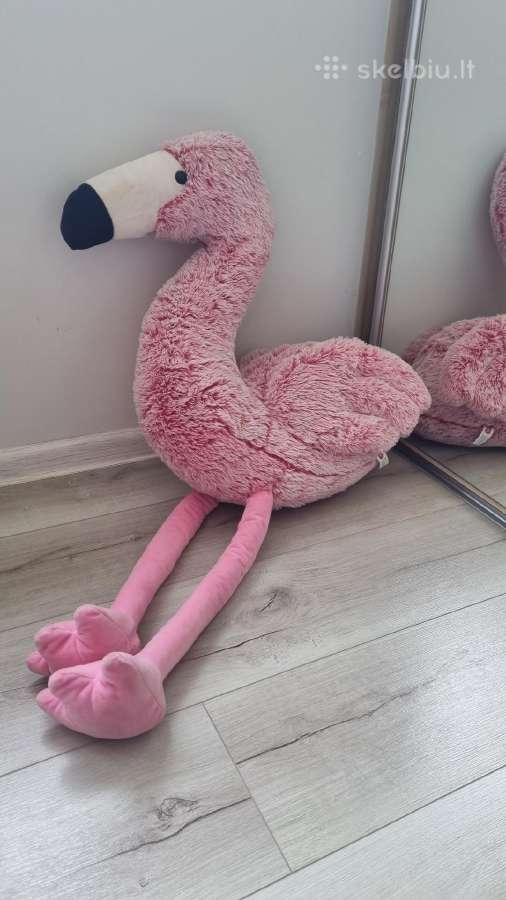 Pliušinis flamingas
