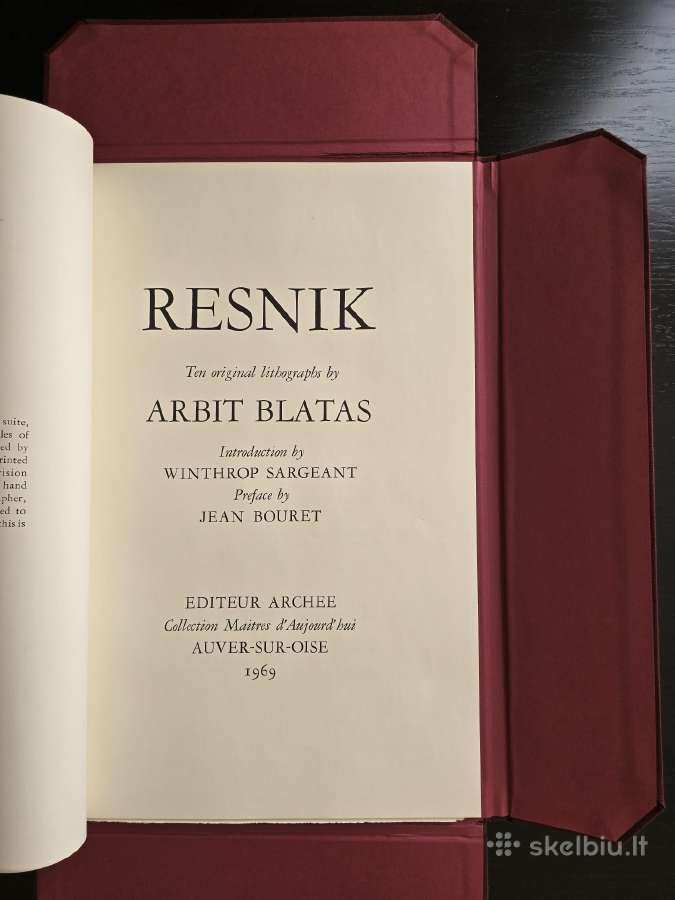 Arbit Blatas 10 litografijų rinkinys - nuotraukos Nr. 3