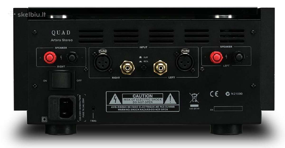 Quad Artera Mono Power Amplifier 300w monoblokai - nuotraukos Nr. 2