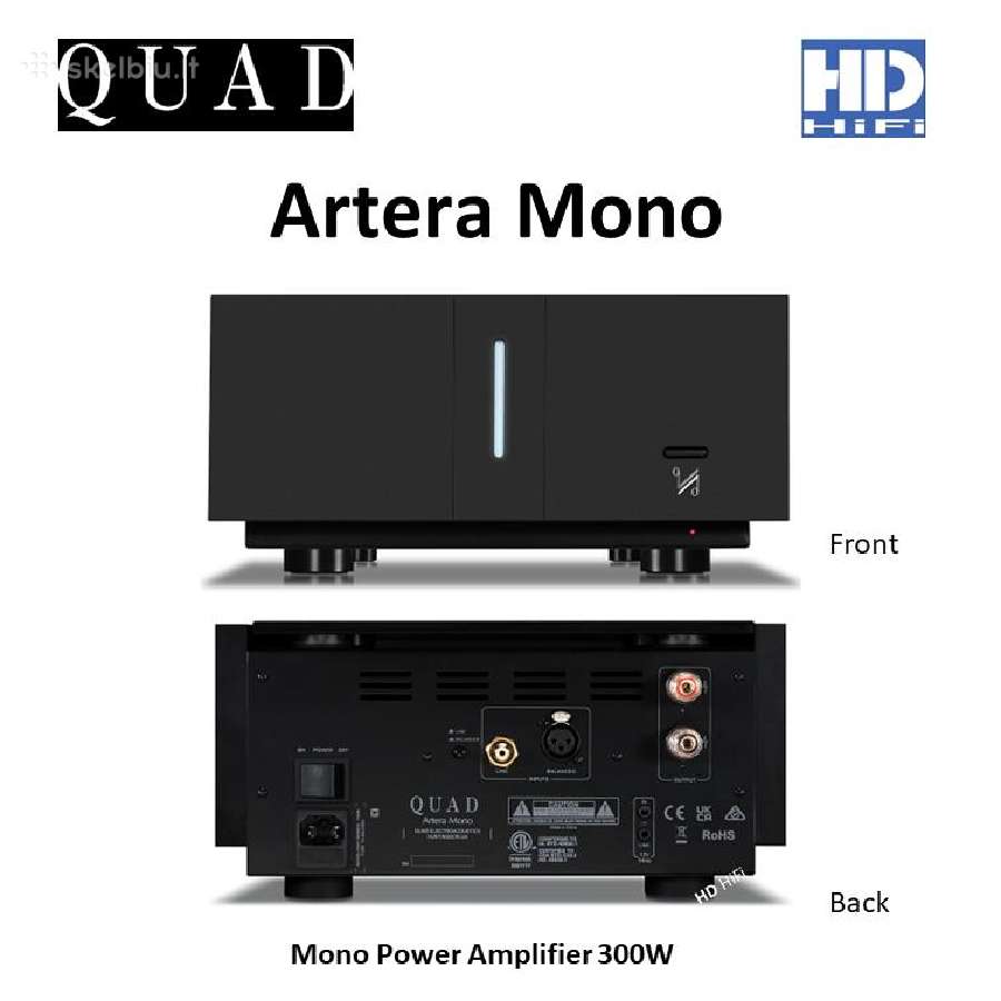 Quad Artera Mono Power Amplifier 300w monoblokai - nuotraukos Nr. 4